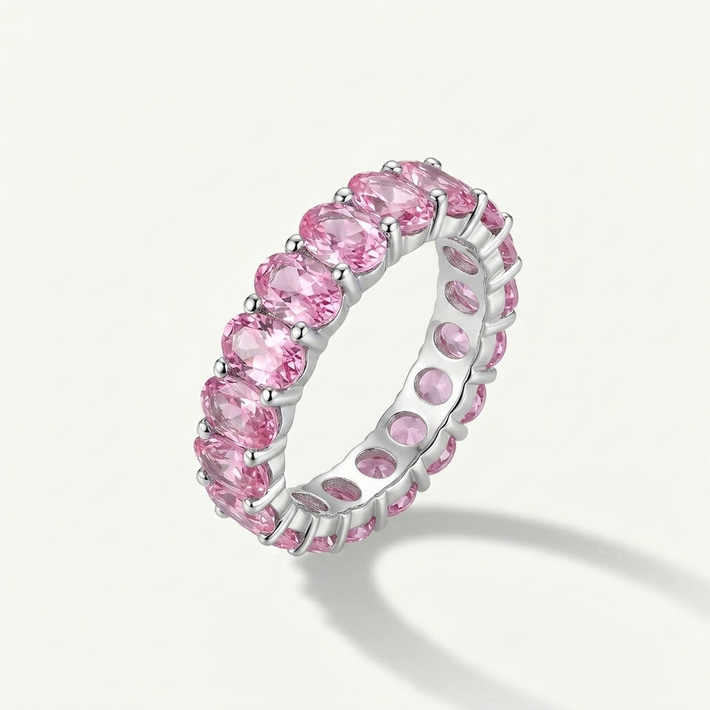 Anel Aparador Olympia — Rosa Quartz