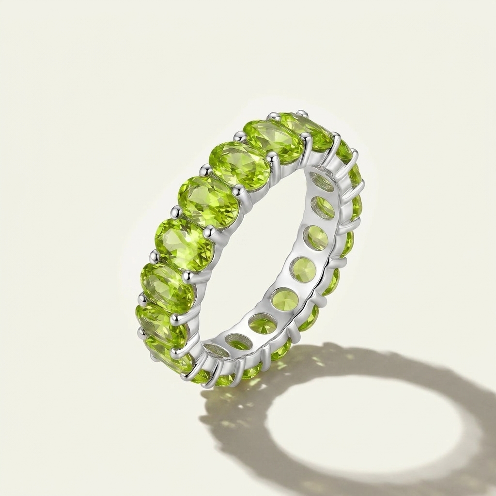 Anel Aparador Olympia — Peridoto