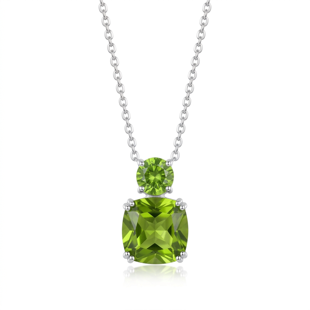 Colar Olympia — Peridoto Ice Cut