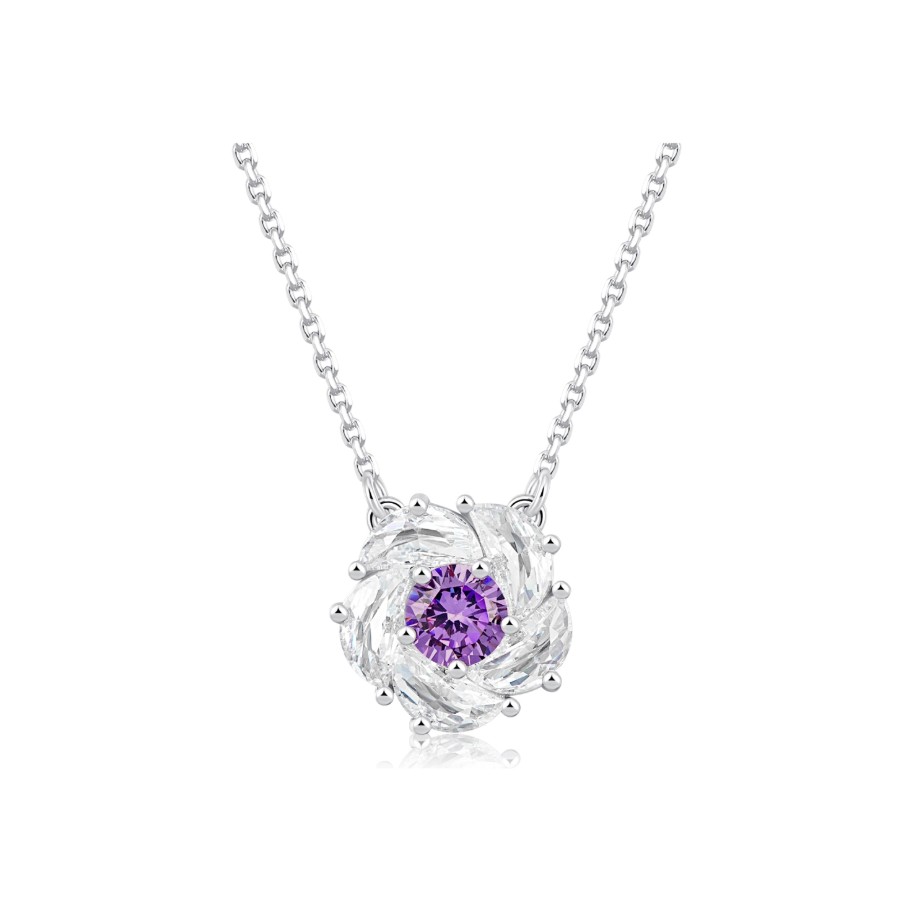Colar Flor da Vida — Giratório Lavanda