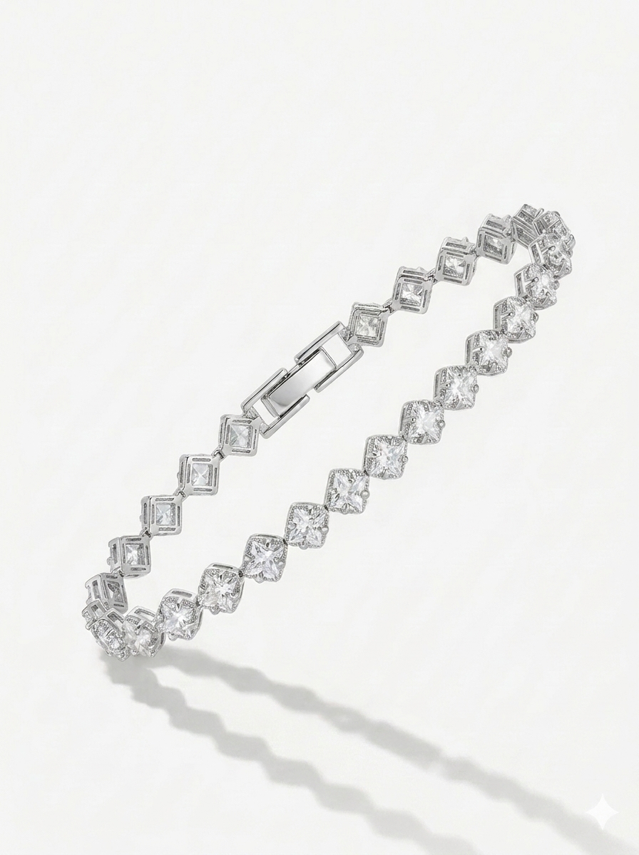 Bracelete Riviera Lumina — Cristal