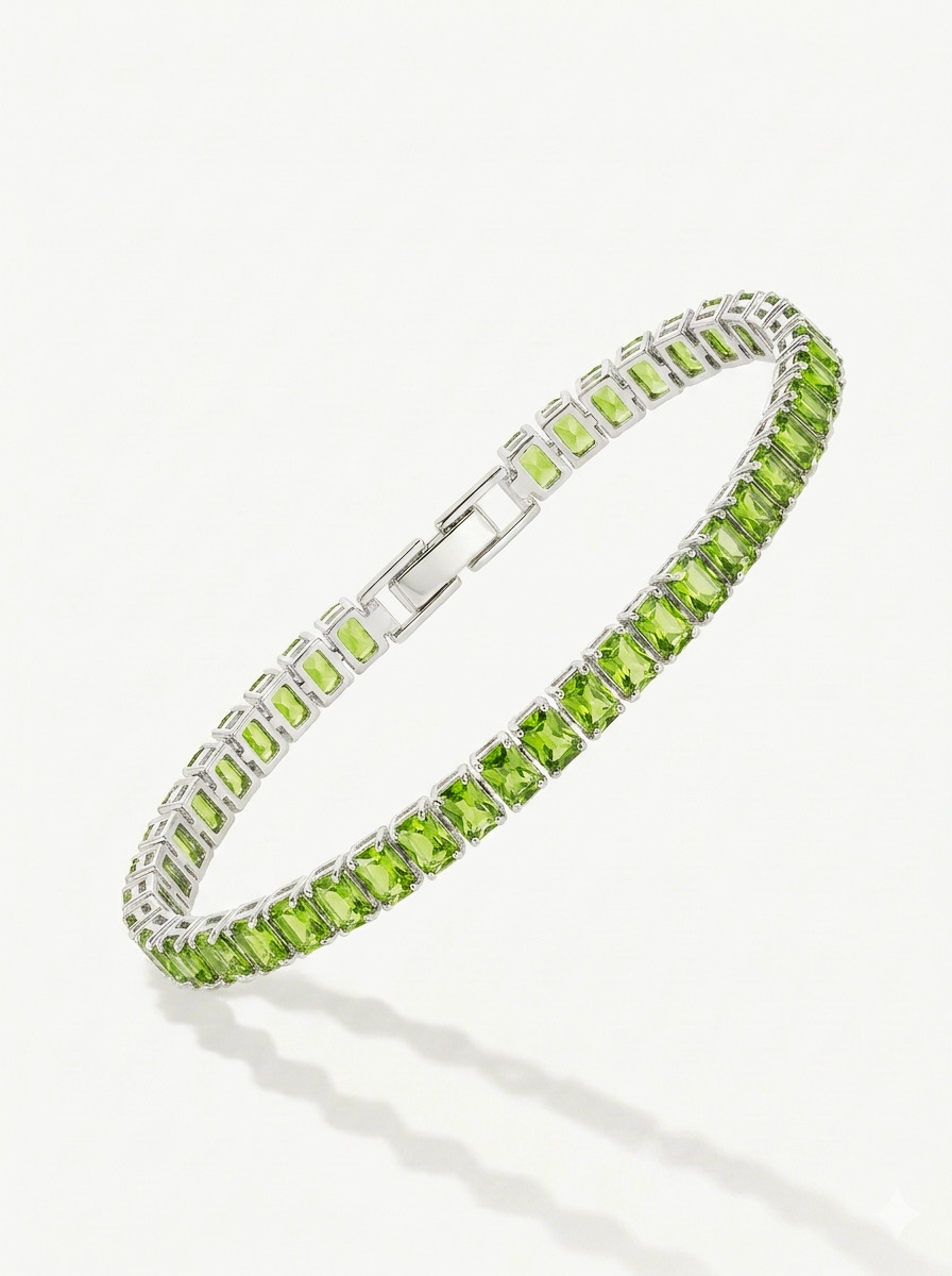 Bracelete Riviera Lumina — Peridoto